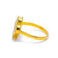 lovely-flower-21k-gold-cz-ring