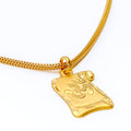 Unique Versatile 22k Gold OM Pendant 
