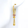 vibrant-colorful-22k-gold-hoop-earring