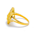 Delightful Graceful 22K Gold Mesh Ring 