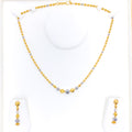Captivating Two-Tone 22k Gold Lara Necklace Set 