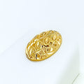 Extravagant Paisley Adorned 22K Gold Pendant Set