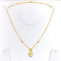 Modest Blooming 22k Gold Necklace