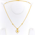 Vibrant Charming 22k Gold Necklace