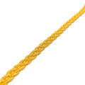 Smooth Jazzy 22K Gold Bracelet