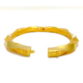 Twisted Cutwork 22k Gold Bangle Bracelet