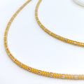 Alternating Two - Tone 22K Gold Chain
