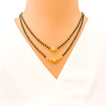 Evergreen Double Layered 22k Gold Mangal Sutra 