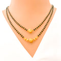 Evergreen Double Layered 22k Gold Mangal Sutra 