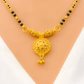 Upscale Intricate Floral 22k Gold Mangal Sutra 