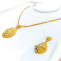 charming-two-tone-22k-gold-pendant-set