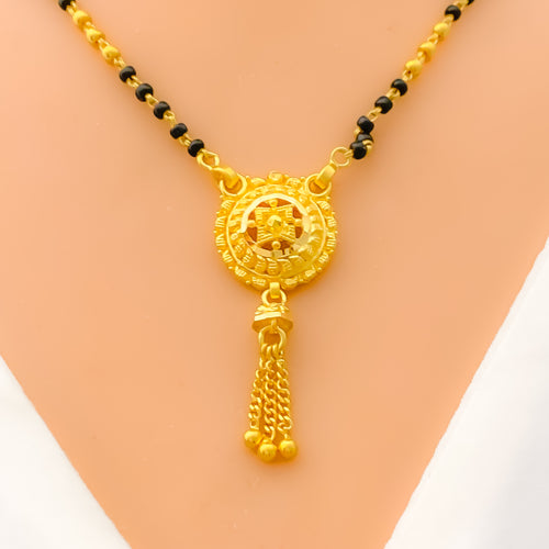 Classic Dangling Chain 22k Gold Mangal Sutra 