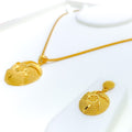 grand-flower-22k-gold-pendant-set