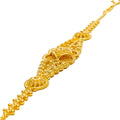 Geometric Mesh Flower 22k Gold Bracelet