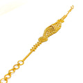 Unique Triangular Jali 22k Gold Bracelet