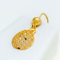 Festive Dangling Paisley 21k Necklace Set 