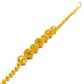 Decorative Orb 22k Gold Bracelet