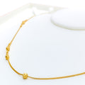 Charming Chic 22k Gold Necklace 