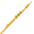 Posh High Finish 22k Gold Orb Bracelet