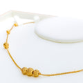 Tasteful Multi-Bead 22k Gold Necklace 