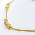 Stylish Palatial 22k Gold Necklace 