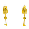 Dainty Chandelier 22K Gold Bali Earrings