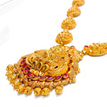 Exclusive Impressive Oxidized 22K Gold Long Necklace