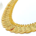 Impressive Maha Laxmi 22k Gold Long Necklace