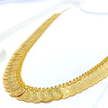 Impressive Maha Laxmi 22k Gold Long Necklace