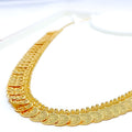 Dazzling Upscale 22k Gold Coin Necklace