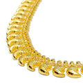 Traditional Sparkling 22k Gold Mango Mala Necklace