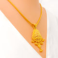 Ornamental Dressy Heirloom 22k Gold Pendant Set 