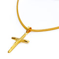 tasteful-shiny-22k-gold-cross-pendant