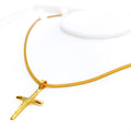 tasteful-shiny-22k-gold-cross-pendant