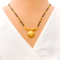 Elegant Floral 22k Gold Thali Mangal Sutra