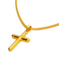 graceful-22k-gold-cross-pendant