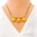 Extravagant 22k Gold Trio Thali Mangal Sutra