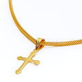 tasteful-dressy-22k-gold-cross-pendant