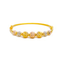 blooming-fashionable-22k-gold-bangle-bracelet