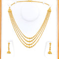 Faceted Bead 22k Gold Lara Necklace Set 