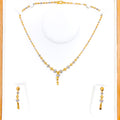 Gorgeous Shimmering 22k Gold Necklace Set 