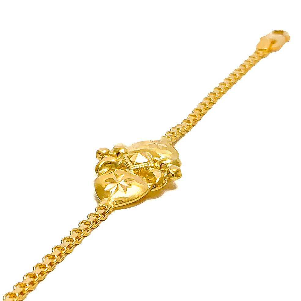 Buy quality 22K Gold Fancy children baby bracelet in Ahmedabad
