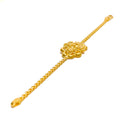 Blooming Floral Cluster 22k Gold Baby Bracelet