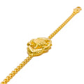 Palatial Detailed 22k Gold Baby Bracelet