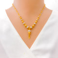 Gorgeous Shimmering 22k Gold Necklace Set 