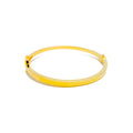 Majestic Glowing 21k Gold Bangle Bracelet 