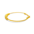 Jazzy Ethereal 22k Gold Bangle Bracelet