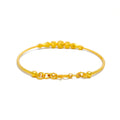 Jazzy Ethereal 22k Gold Bangle Bracelet