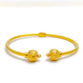 Classy Chic 22k Gold Orb Bangle Bracelet