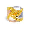 Delightful Wavy 21K Gold Ring